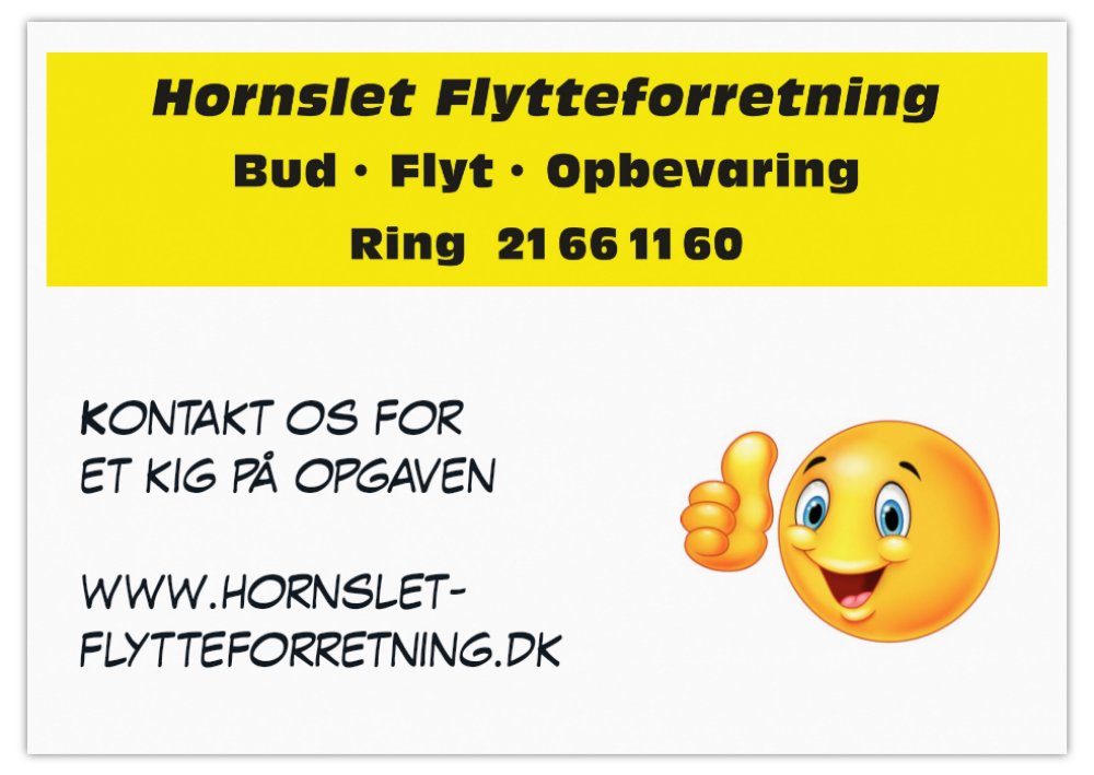 Udfyld gerne FLYTTEFORMULAR. KLIK HER :-)